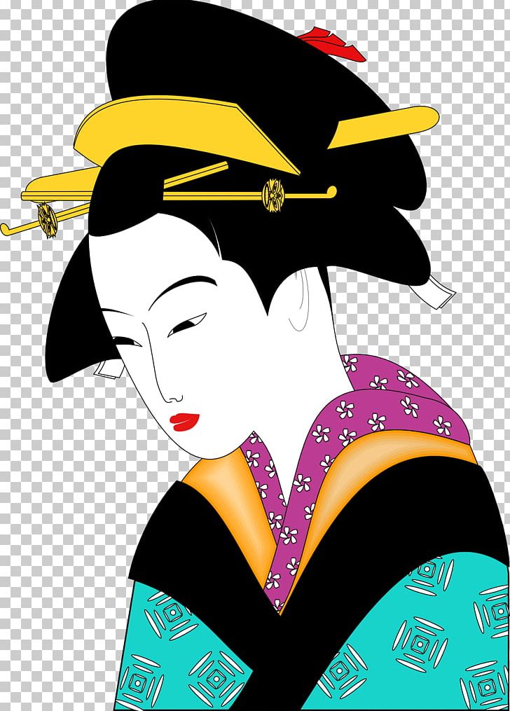Japan Woman PNG, Clipart, Art, Black Hair, Clip Art, Geisha, Graphic Design Free PNG Download