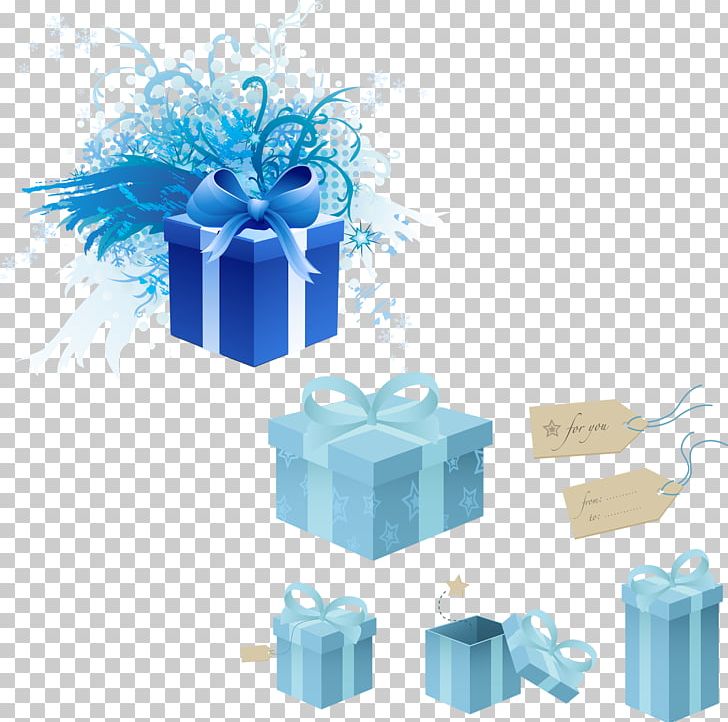 Paper Gift Decorative Box PNG, Clipart, Beautiful, Beautiful Vector, Beauty, Beauty Salon, Blue Free PNG Download