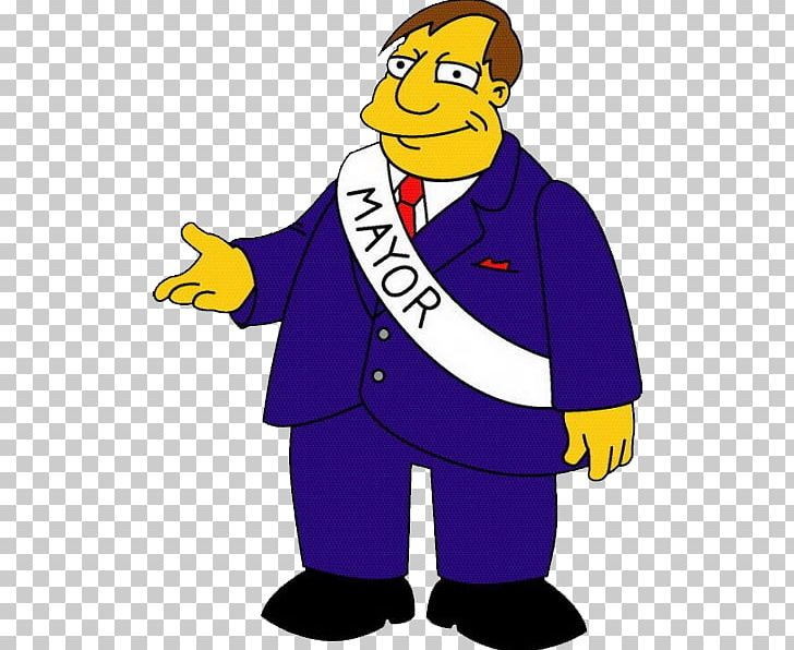 Mayor Quimby The Simpsons: Tapped Out Maggie Simpson PNG, Clipart, Art, Artwork, Cartoon, Character, Fictional Character Free PNG Download