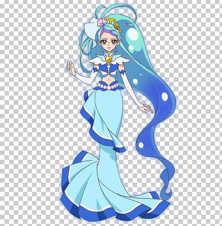 Cure Mermaid Cure Flora Pretty Cure Cure Twinkle Tsubomi Hanasaki PNG, Clipart,  Free PNG Download