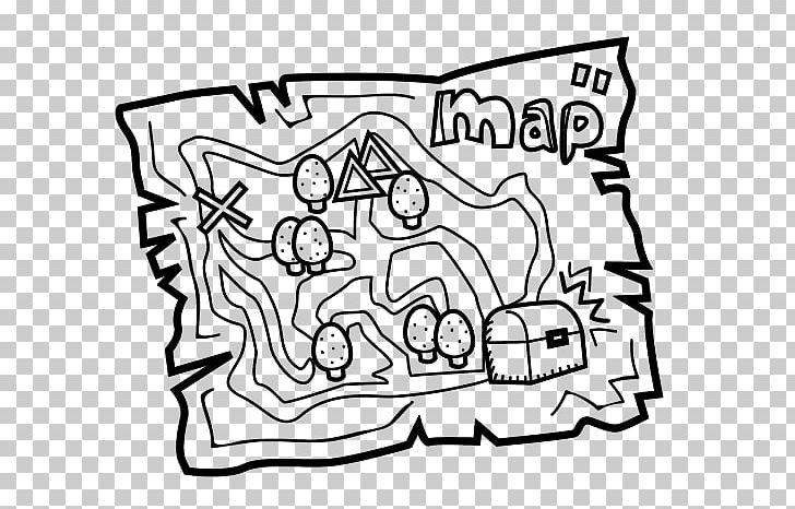 Blank Map Treasure Drawing Como Dibujar PNG, Clipart, Angle, Art, Artwork, Black, Black And White Free PNG Download