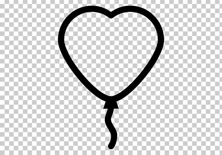 Computer Icons Heart Black And White Balloon PNG, Clipart, Balloon, Birthday, Black, Black And White, Body Jewelry Free PNG Download