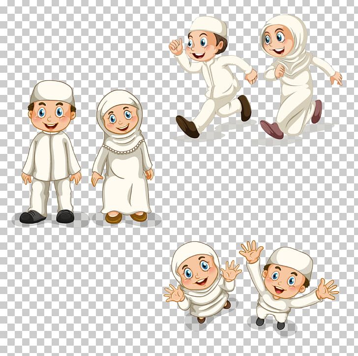 Muslim Islam Child Illustration PNG, Clipart, Boy, Cartoon, Character, Child, Children Free PNG Download