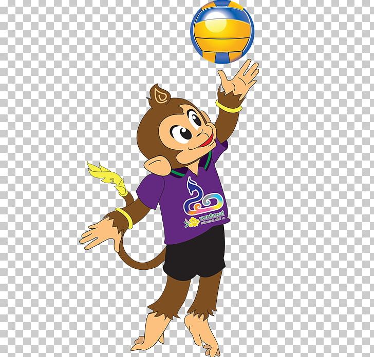 Volleyball Sports Competition Mascot Satit Samakkee PNG, Clipart, Ball, Cartoon, Competition, Computer Wallpaper, Fictional Character Free PNG Download