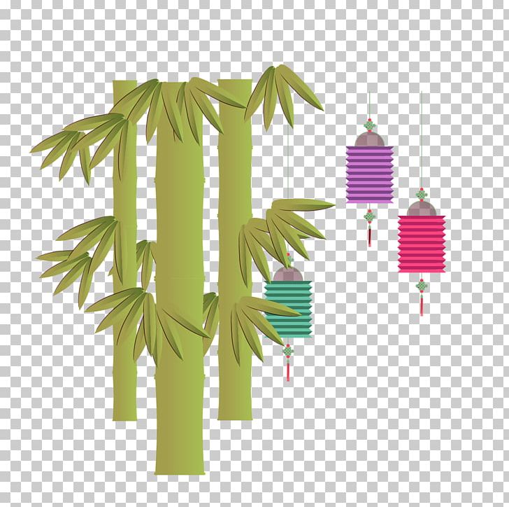 Papercutting Mid-Autumn Festival Lantern Bamboo PNG, Clipart, Arecales, Bamboo, Bamboo Border, Bamboo Leaves, Bamboo Tree Free PNG Download