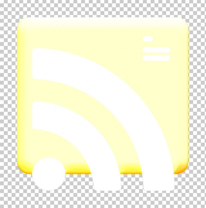 Rss Icon Social Media Icon PNG, Clipart, Line, Logo, Material Property, Rectangle, Rss Icon Free PNG Download