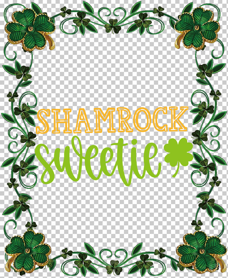 Shamrock Sweetie St Patricks Day Saint Patrick PNG, Clipart, Holiday, Leprechaun, Patricks Day, Picture Frame, Saint Patrick Free PNG Download