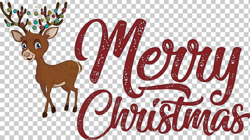 Merry Christmas PNG, Clipart, Cartoon, Christmas Day, Christmas Decoration, Decoration, Deer Free PNG Download