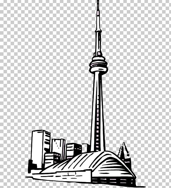 CN Tower Drawing Sketch PNG, Clipart, Black And White, Canadian Club, Cn Tower, Coloring Book, Drawing Free PNG Download