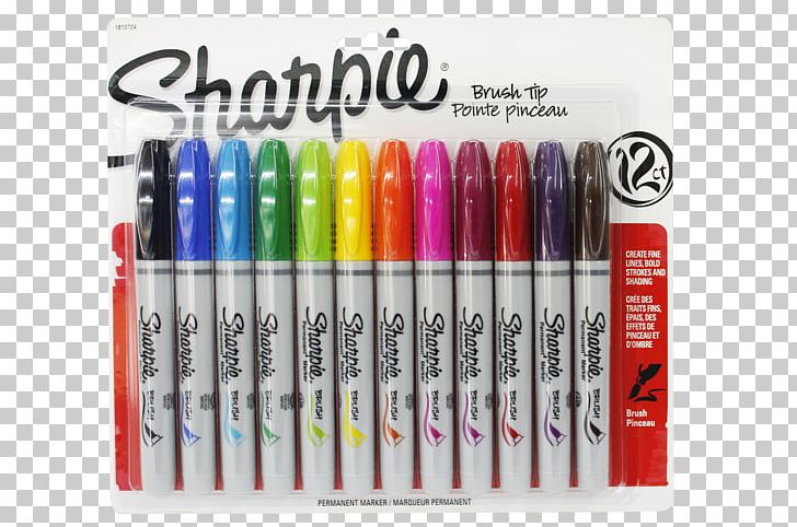 Paper Sharpie Permanent Marker Marker Pen Brush PNG, Clipart, Brand, Brush, Color, Drawing, Fudepen Free PNG Download