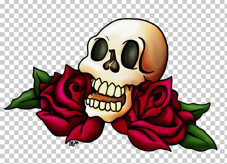 Skull Flower Legendary Creature PNG, Clipart, Art, Bone, Cartoon, Fictional Character, Flower Free PNG Download