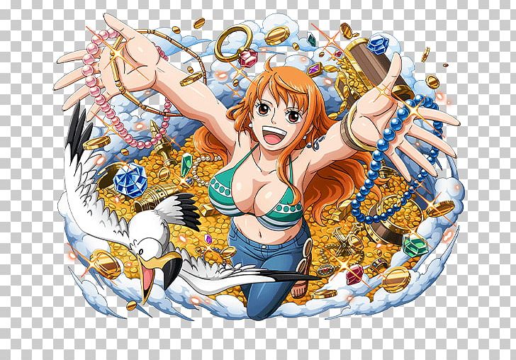 Nami Monkey D. Luffy One Piece Treasure Cruise Roronoa Zoro Trafalgar D. Water Law PNG, Clipart, Anime, Art, Boa Hancock, Breast, Cartoon Free PNG Download