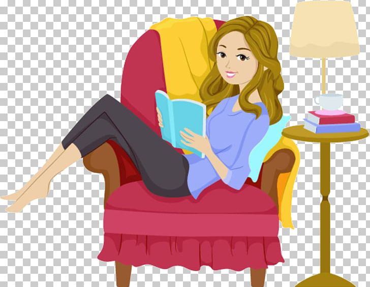 Reading Girl Book PNG, Clipart, Adolescence, Afternoon Tea, Art, Business Woman, Cartoon Free PNG Download