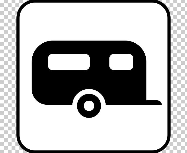 Semi-trailer Truck Caravan PNG, Clipart, Area, Black And White, Campervan Park, Campervans, Caravan Free PNG Download