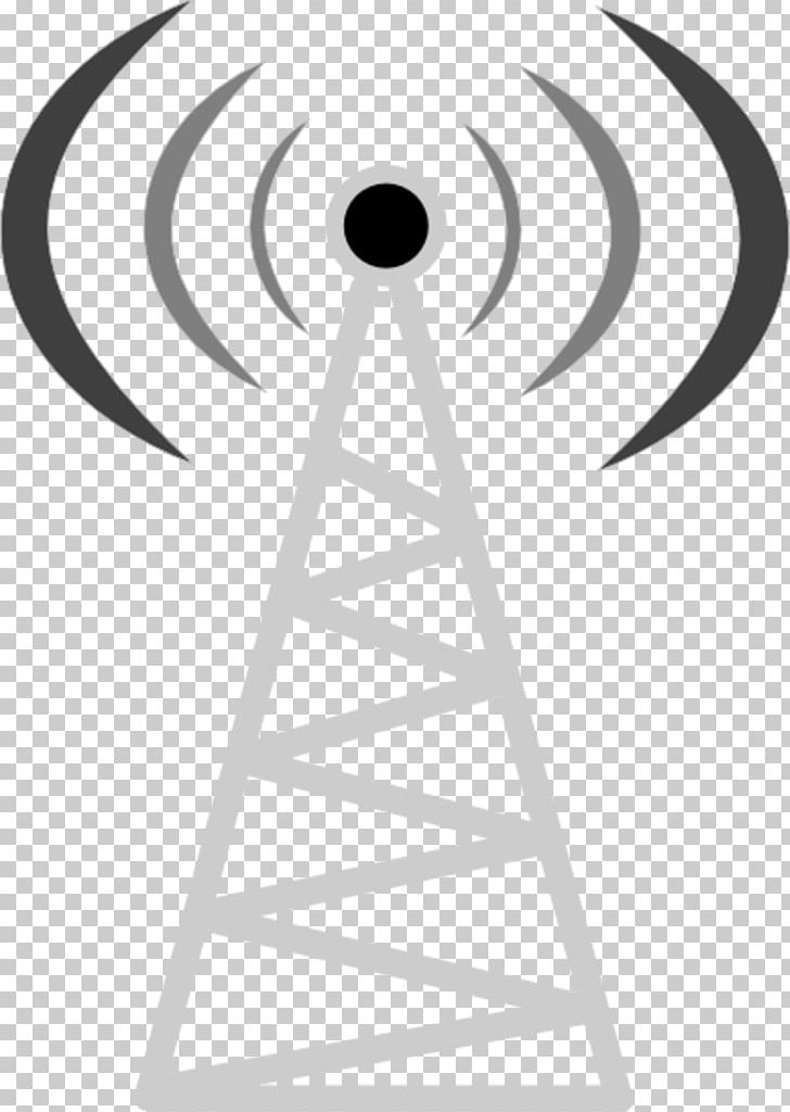 Telecommunications Tower Telecommunications Network Computer Icons PNG, Clipart, Angle, Black And White, Cell Site, Circle, Download Free PNG Download