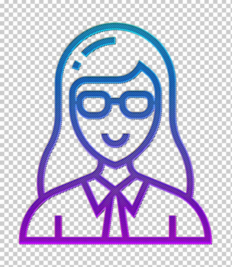Careers Women Icon Teacher Icon PNG, Clipart, Careers Women Icon, Electric Blue, Head, Line, Line Art Free PNG Download