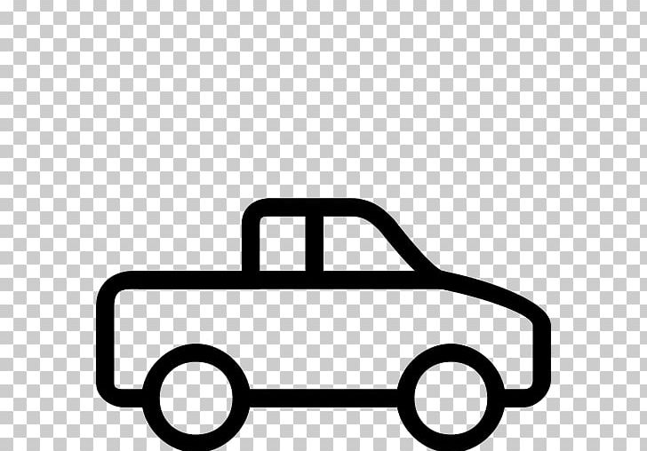 Car Pickup Truck Computer Icons Van PNG, Clipart, Area, Black And White, Car, Computer Icons, Line Free PNG Download