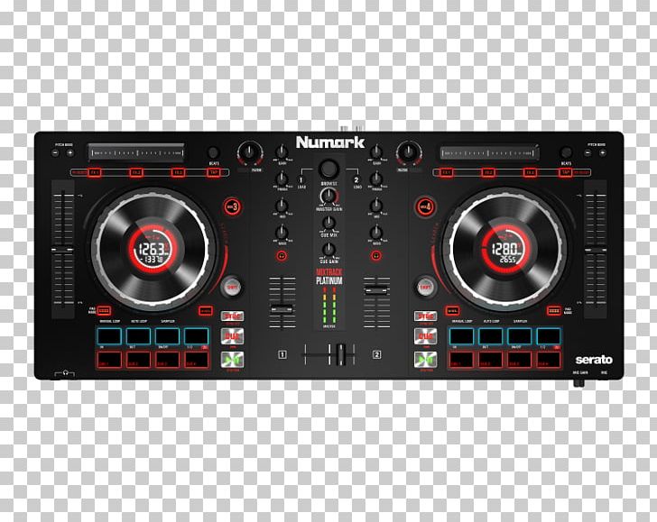 Numark Mixtrack Platinum DJ Controller Disc Jockey Audio Mixers PNG, Clipart, Audio, Audio Equipment, Disc Jockey, Electronic, Electronic Device Free PNG Download