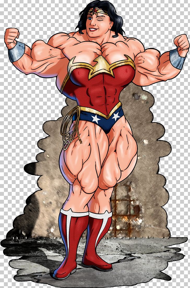 Superhero Drawing Wonder Woman Fan Art Comics PNG, Clipart, Art, Bodybuilder, Bodybuilding, Cartoon, Comics Free PNG Download