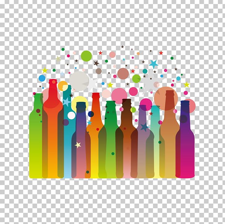 Beer Wine Champagne Bottle Drink PNG, Clipart, Beer Bottle, Beer Glassware, Champag, Color, Color Bottle Free PNG Download