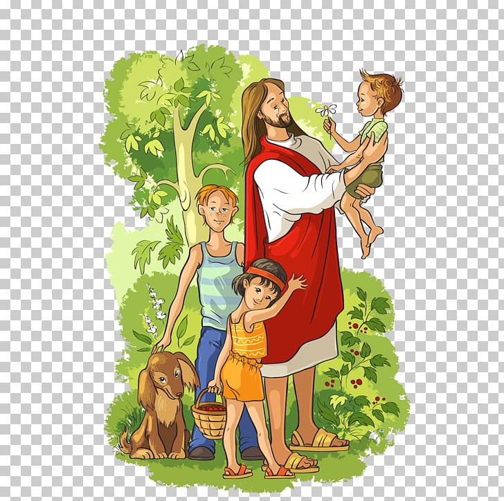 Child Jesus Bible Illustration PNG, Clipart, Adult Child, Art, Child, Fictional Character, Flower Free PNG Download