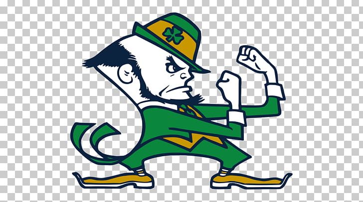 Notre Dame Fighting Irish Football Leprechaun Mascot Virginia Tech Hokies Sport PNG, Clipart, Area, Art, Artwork, Headgear, Human Behavior Free PNG Download