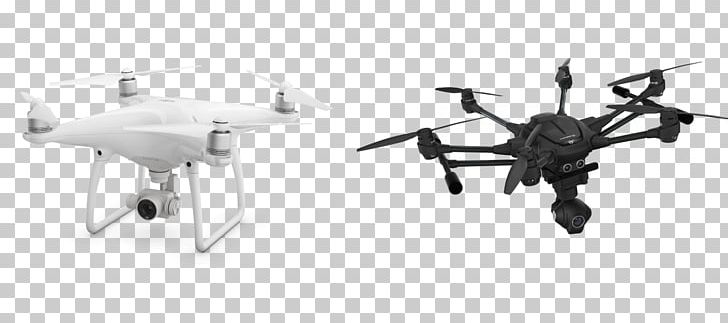 Yuneec International Typhoon H Unmanned Aerial Vehicle The International Consumer Electronics Show Intel RealSense PNG, Clipart, Aircraft, Aircraft Engine, Airplane, Black And White, Camera Free PNG Download