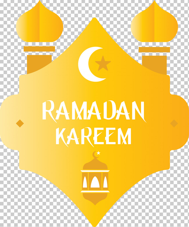 Ramadan Mubarak Ramadan Kareem PNG, Clipart, Logo, Ramadan Kareem, Ramadan Mubarak, Yellow Free PNG Download