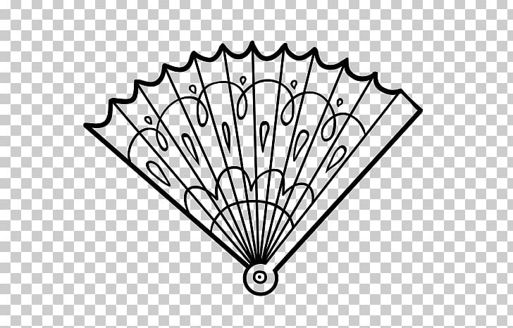Hand Fan PNG, Clipart, Angle, Area, Black And White, Color, Coloring Book Free PNG Download