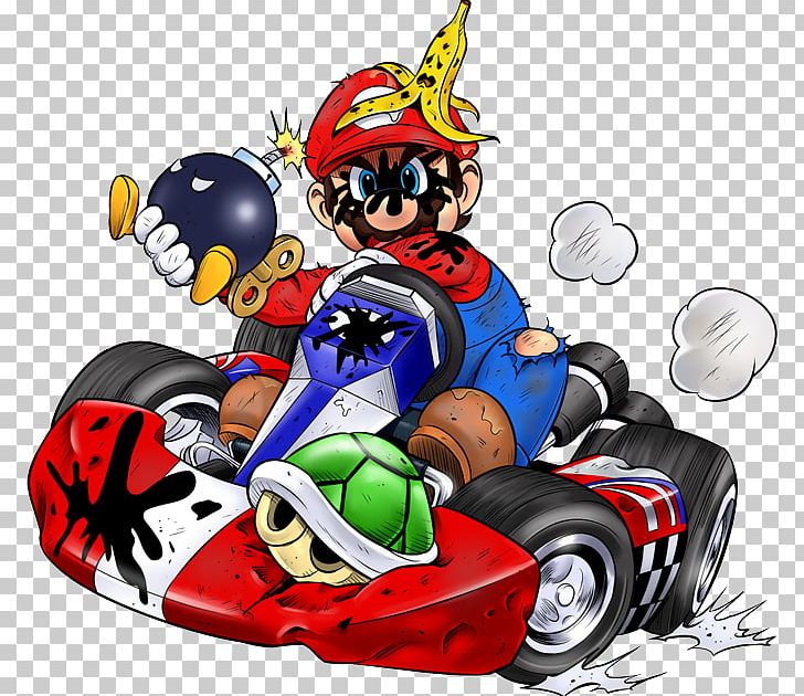 Mario Kart: Double Dash Luigi Kart Fighter Super Mario Kart PNG, Clipart, Art, Automotive Design, Bowser, Fictional Character, Game Free PNG Download