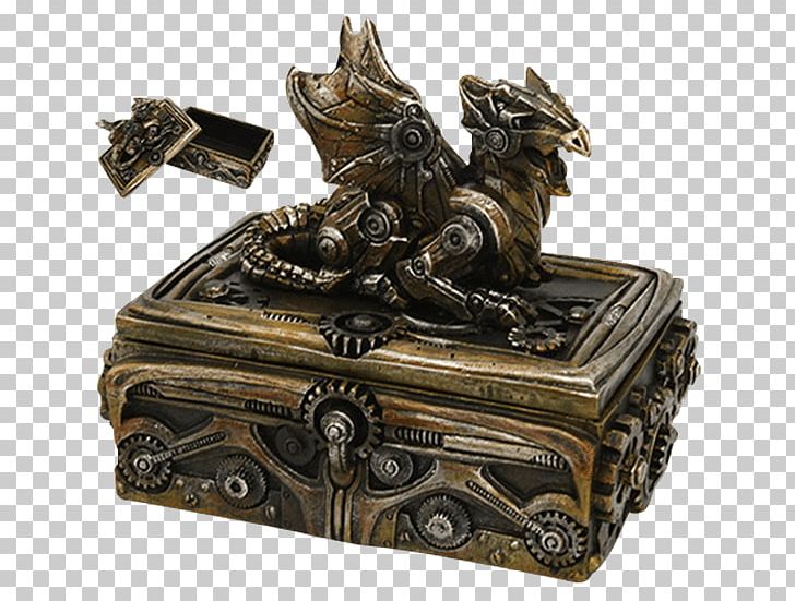 Steampunk Science Fiction Fantasy Container Dragon PNG, Clipart, Antique, Box, Bronze, Carving, Casket Free PNG Download