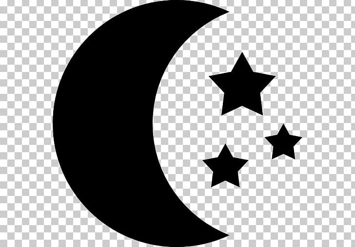 Star And Crescent Computer Icons PNG, Clipart, Astronomical Object, Black, Black And White, Circle, Computer Icons Free PNG Download
