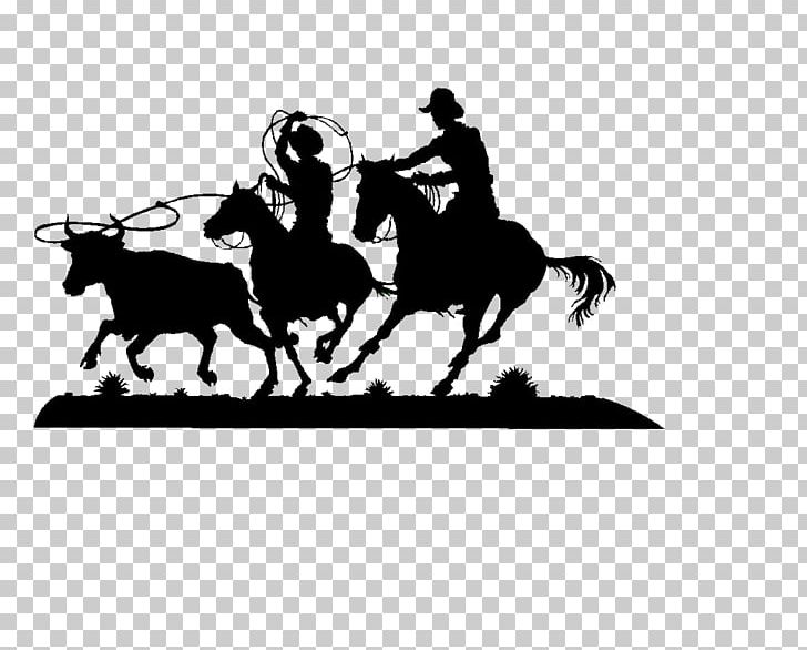 Team Roping Cattle Ranch Breakaway Roping Metal PNG, Clipart, Black, Black And White, Bull, Cattle, Cattle Like Mammal Free PNG Download