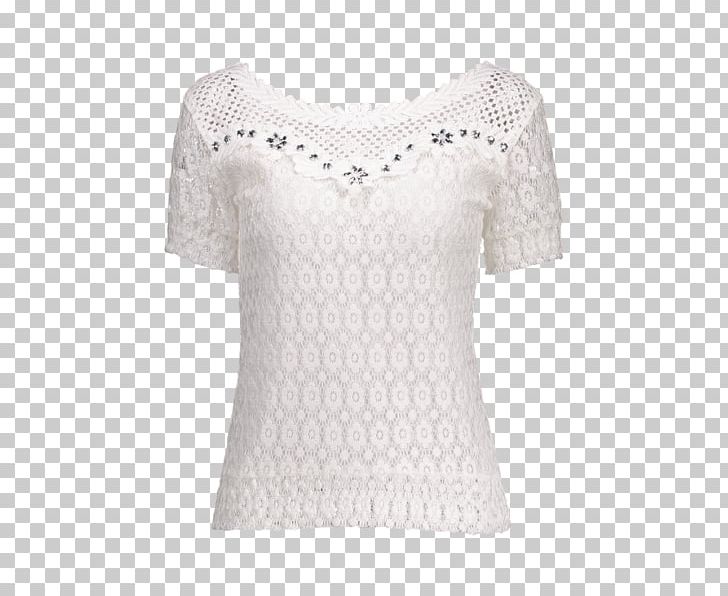 Sleeve T-shirt Blouse Shoulder Outerwear PNG, Clipart, Blouse, Clothing, Crochet, Lace, Neck Free PNG Download