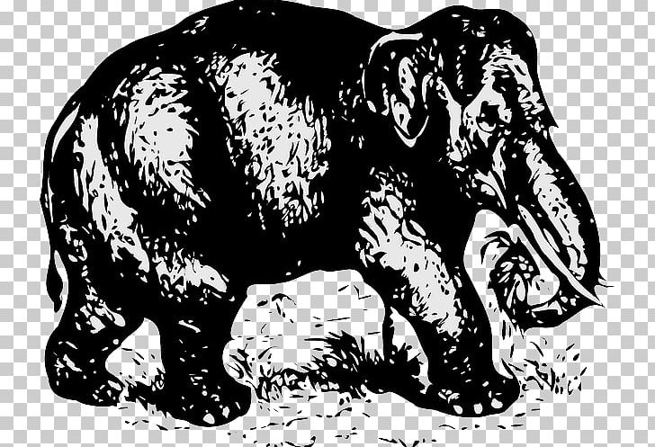 Elephant PNG, Clipart, Animals, Art, Bear, Black And White, Carnivoran Free PNG Download