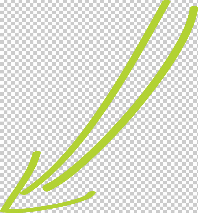 Hand Drawn Arrow PNG, Clipart, Green, Hand Drawn Arrow, Line, Plant Free PNG Download