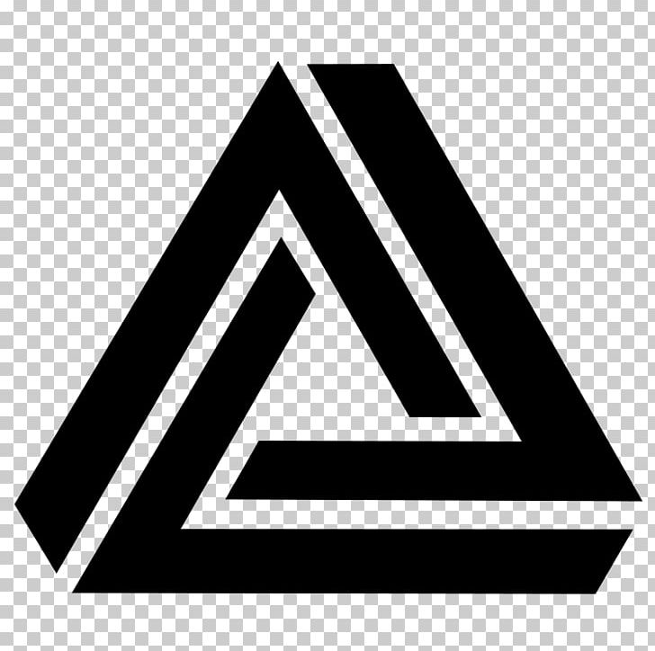 Penrose Triangle T-shirt Mathematics Logo PNG, Clipart, Angle, Apprentice, Area, Bjj, Black Free PNG Download