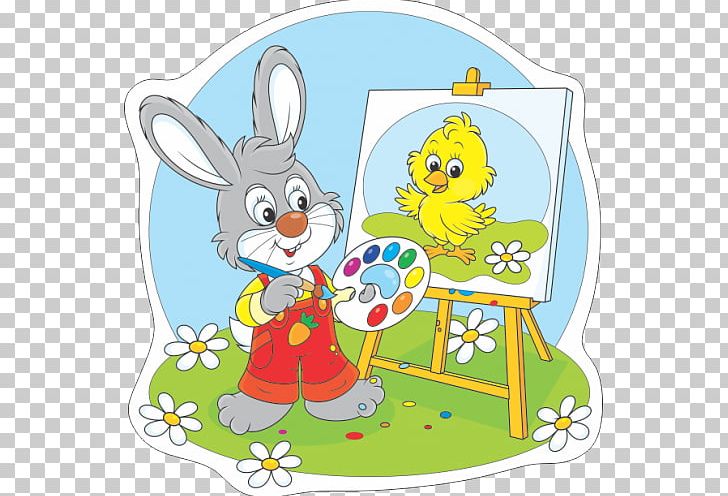 Easter Bunny Painting PNG, Clipart, Area, Art, Artist, Artwork, Bunny Free PNG Download