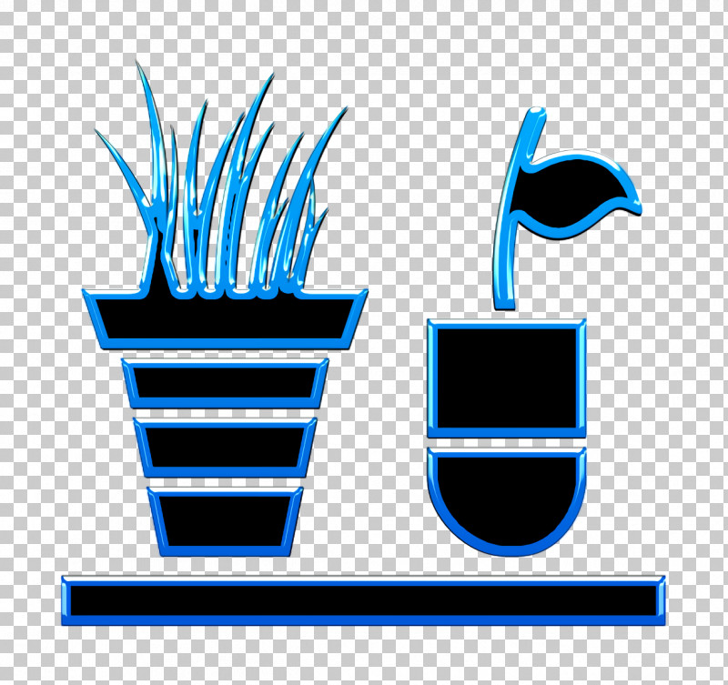 House Things Icon Nature Icon Plants Pots Icon PNG, Clipart, Geometry, House Things Icon, Line, Logo, Mathematics Free PNG Download