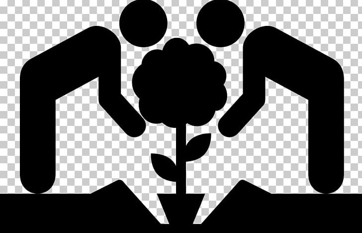 Community Gardening Computer Icons PNG, Clipart, Black, Black And White, Brand, Charitable Organization, Community Free PNG Download