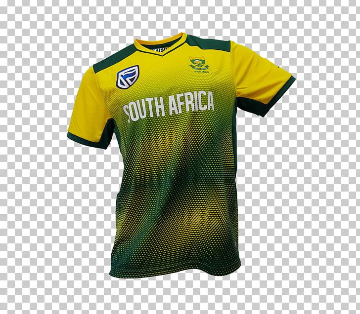 T-shirt South Africa National Cricket Team Jersey Cricket Team India National Cricket Team ICC World Twenty20 PNG, Clipart, Active Shirt, Brand, Clothing, Cricket, Green Free PNG Download