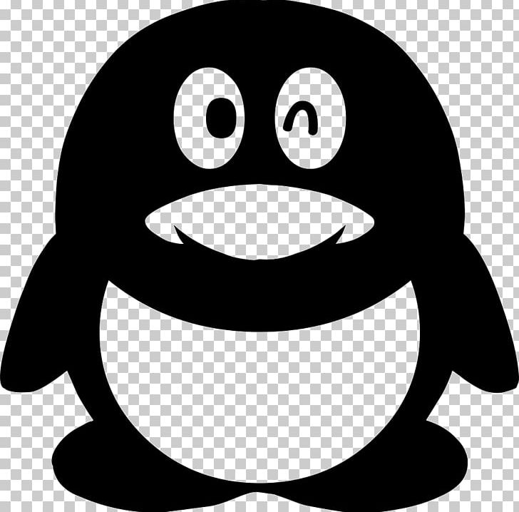 Tencent QQ Computer Icons WeChat PNG, Clipart, Artwork, Avatar, Beak, Bird, Black And White Free PNG Download