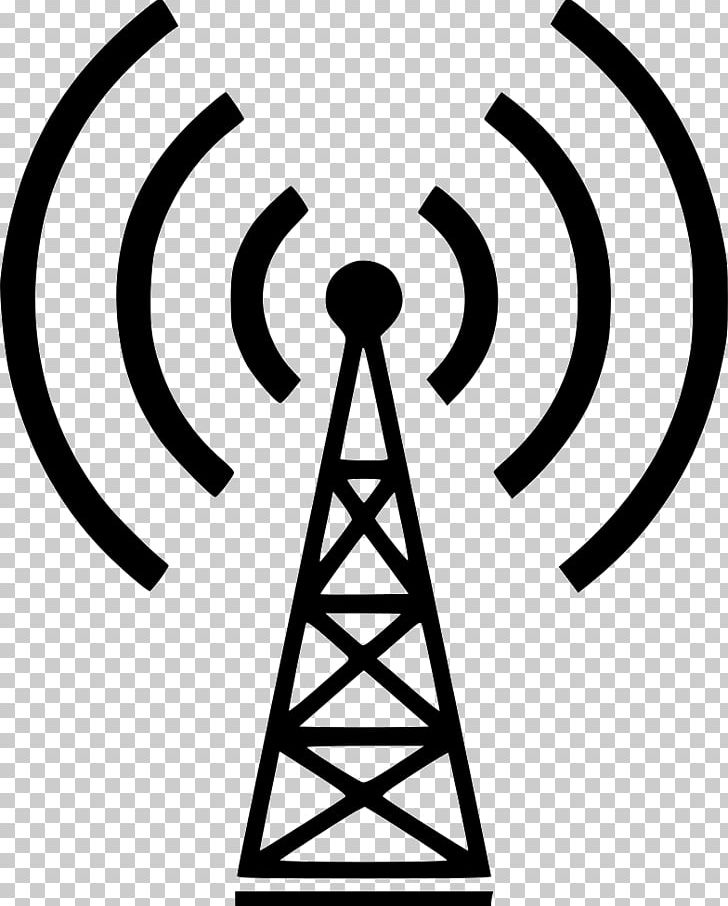 Radio Wave Telecommunications Tower PNG, Clipart, Black And White, Circl, Computer Icons, Drawing, Electronics Free PNG Download