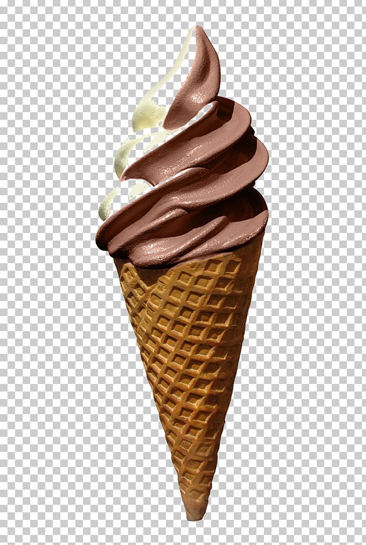 Ice Cream Cone Chocolate Ice Cream Soft Serve PNG, Clipart, Brown, Chocolate, Chocolate Ice Cream, Cold, Cone Free PNG Download