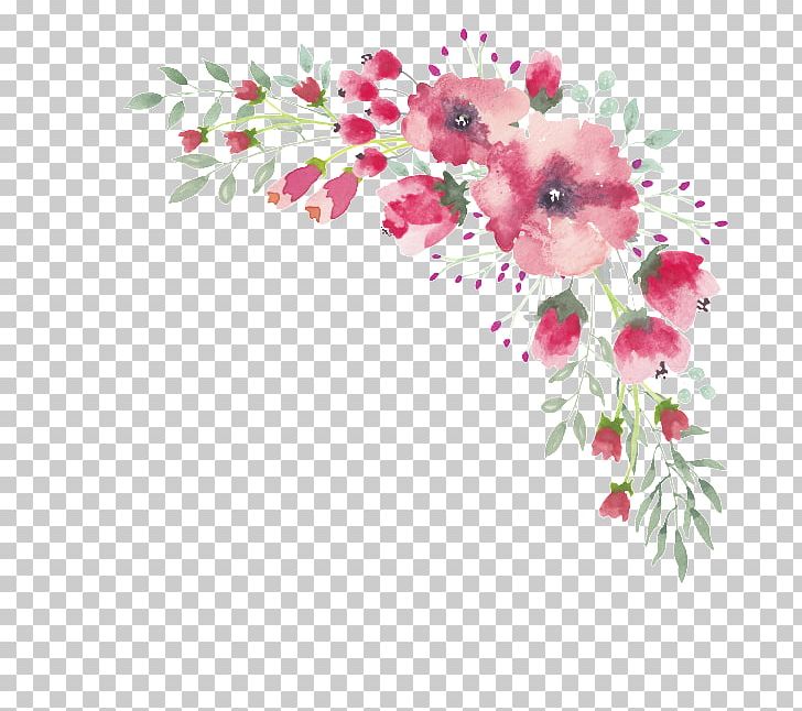 Floral Design Watercolor Painting Flower PNG, Clipart, Art, Artificial Flower, Blossom, Branch, Cut Flowers Free PNG Download