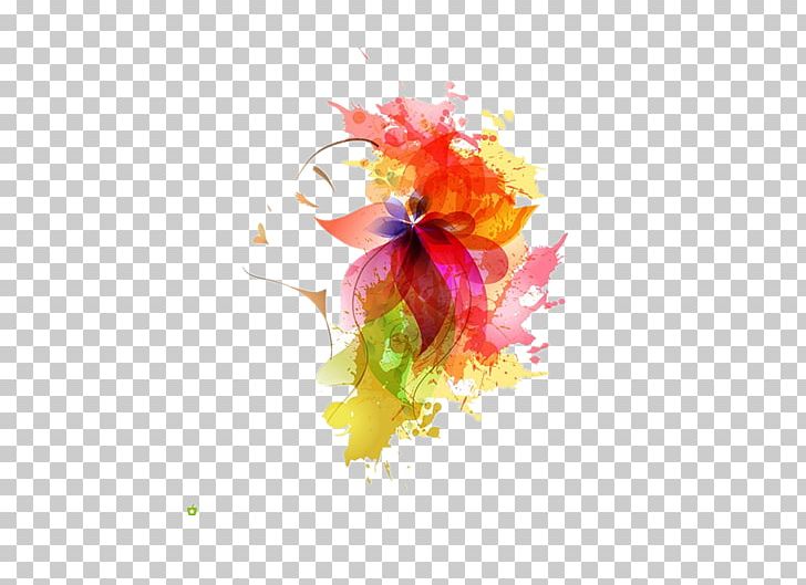 Watercolor Painting Woman Flower PNG, Clipart, Color Ink, Color Pencil, Color Powder, Colors, Color Smoke Free PNG Download