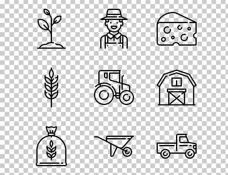 Agriculture Computer Icons PNG, Clipart, Angle, Area, Black, Black And White, Brand Free PNG Download