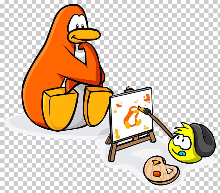 Club Penguin Painting Razorbills PNG, Clipart, Animals, Artwork, Beak, Bird, Cartoon Free PNG Download