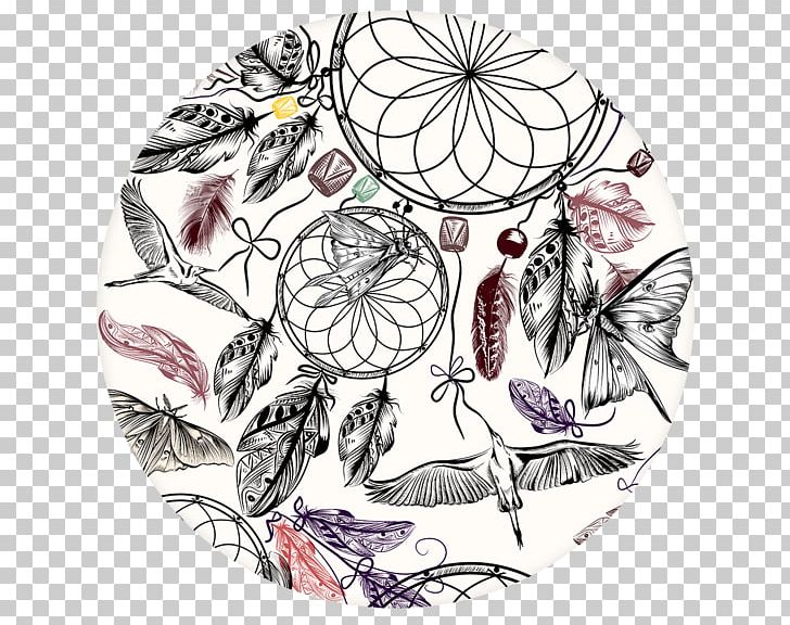 Dreamcatcher Drawing Notebook PopSockets Paperback PNG, Clipart, Area ...