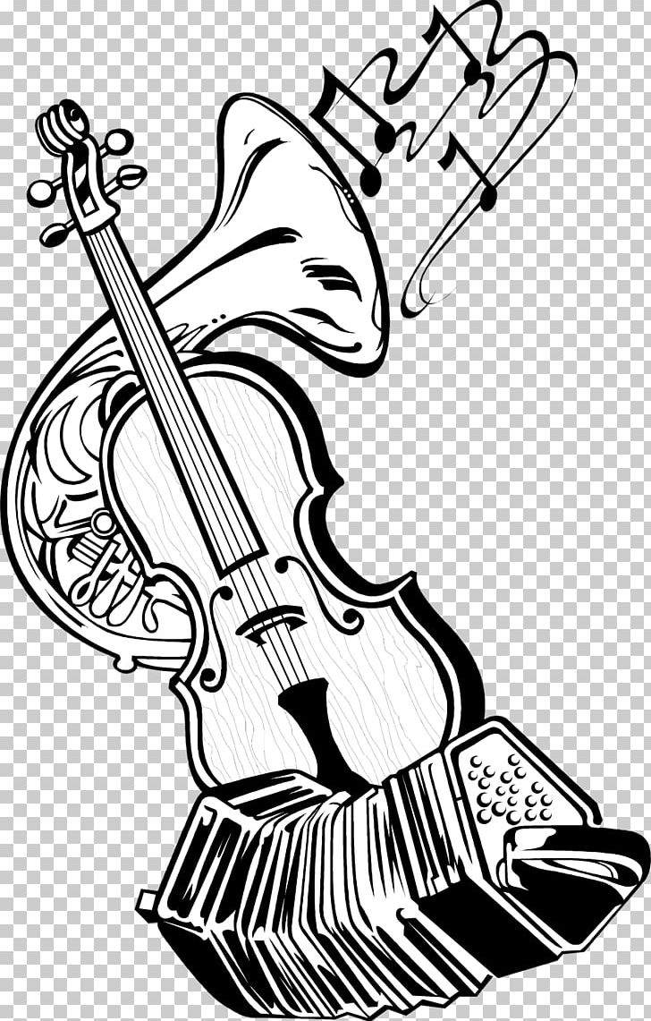 Musical Instruments Set Vector Art PNG, Musical Instruments Sketches Set,  Viola, Performance, Musical PNG Image For Free Download